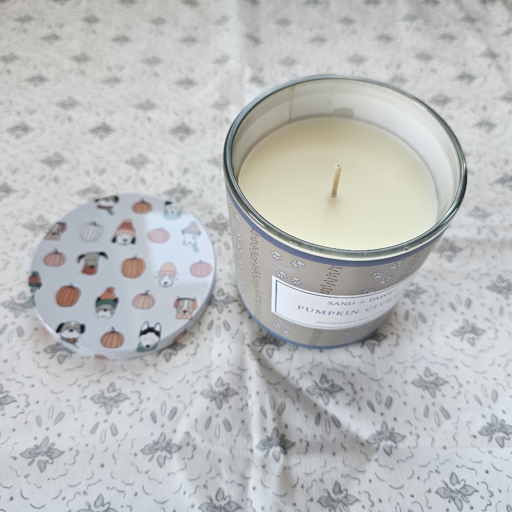 Sand & Paws Fall Pumpin Dogs Candle